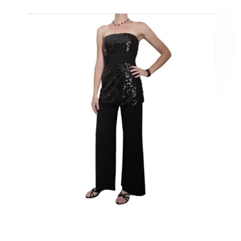 Strapless White House Black Market Jumpsuit
